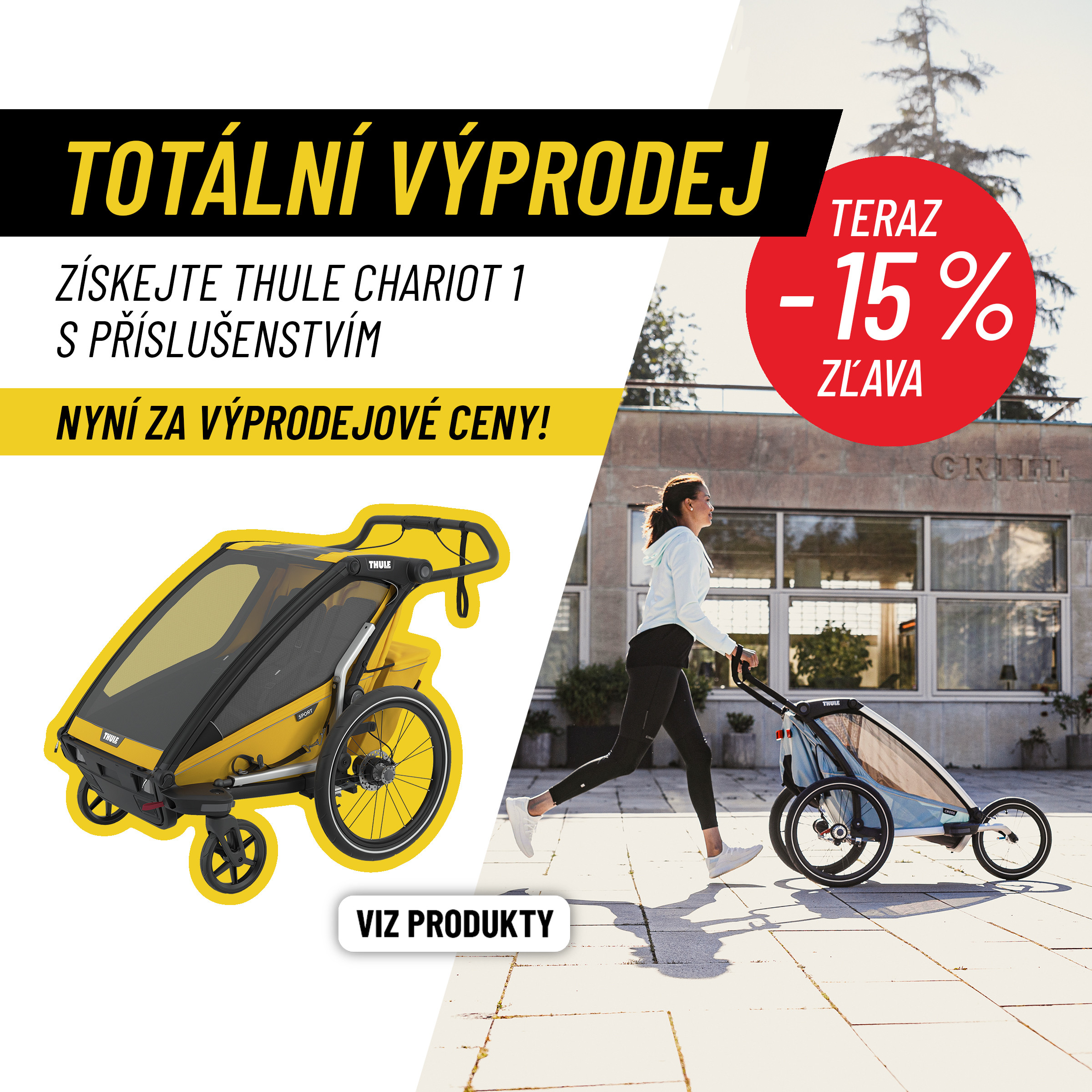 výprodej sportovních vozíkov